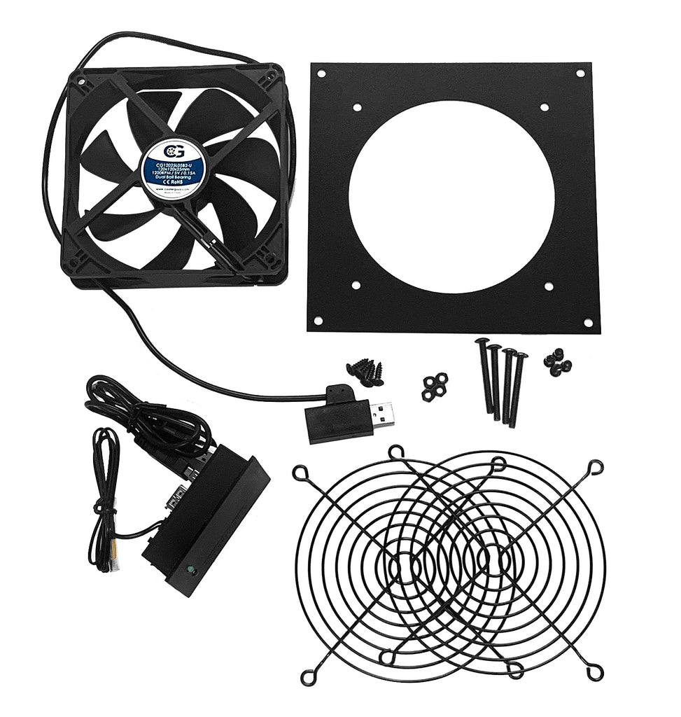 Cabcool 801U Single 80mm USB Powered Cabinet Cooling Kit – Coolerguys