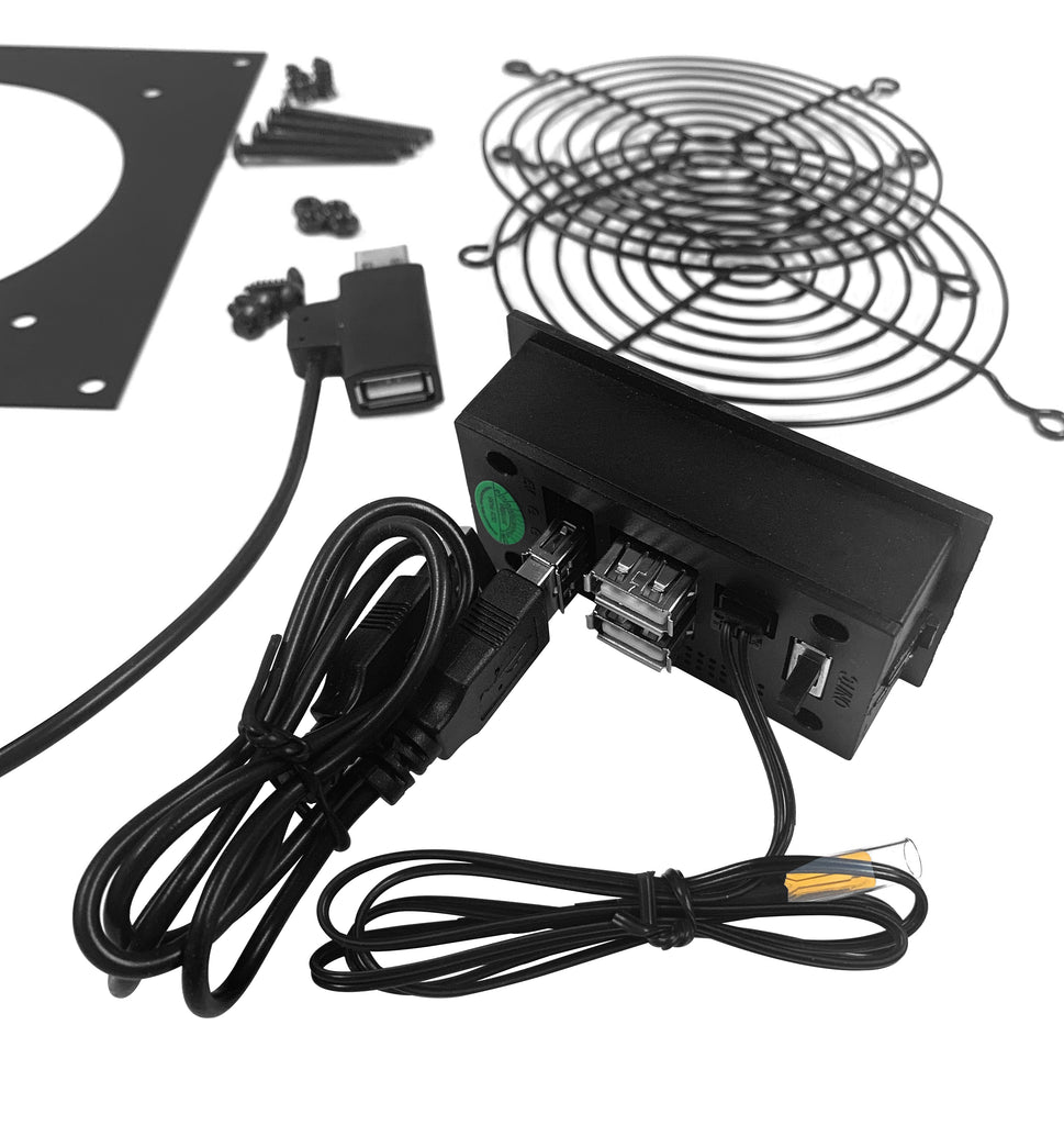 Cabcool 801U Single 80mm USB Powered Cabinet Cooling Kit – Coolerguys