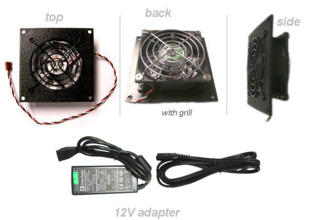 Cabcool 801U Single 80mm USB Powered Cabinet Cooling Kit – Coolerguys