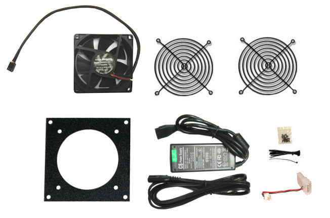 Cabcool 801U Single 80mm USB Powered Cabinet Cooling Kit – Coolerguys