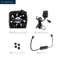 Coolerguys Quiet AC Powered Receiver/Component Cooling Fan Kit