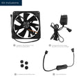 Coolerguys Quiet AC Powered Receiver/Component Cooling Fan Kit