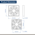 50mm (3) Part Fan Filter Grill