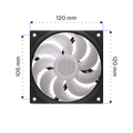 Endorfy Fluctus 120 PWM ARGB Fan (EY4A002)