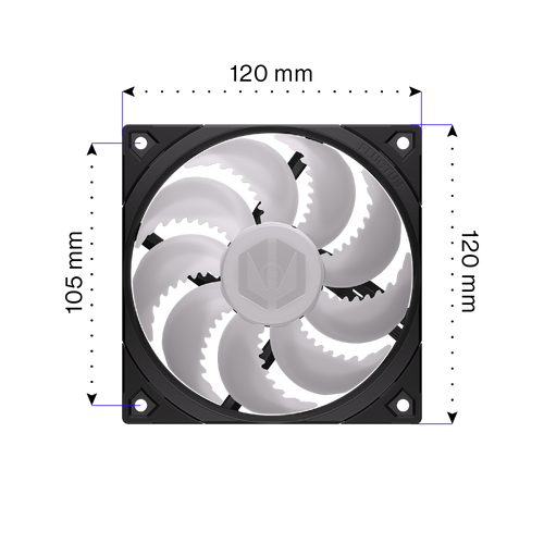 Endorfy Fluctus 120 PWM ARGB Fan (EY4A002)