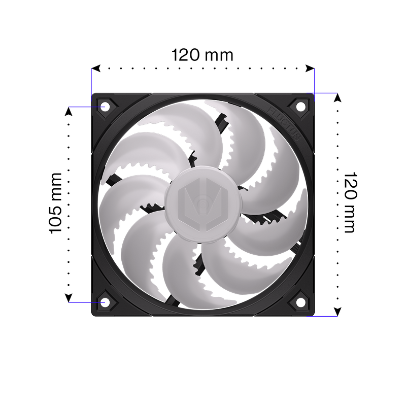 Endorfy Fluctus 120 PWM ARGB Fan (EY4A002)