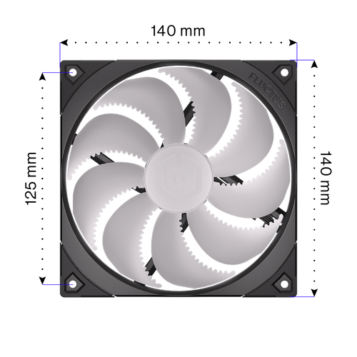 Endorfy Fluctus 140 PWM ARGB Fan (EY4A004)