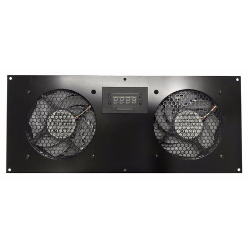 Coolerguys PRO-Metal Dual 120mm Deluxe LED Cabinet Cooling Kit with Gentle Typhoon fans CABCOOL 1202-Deluxe--MGTF - Coolerguys