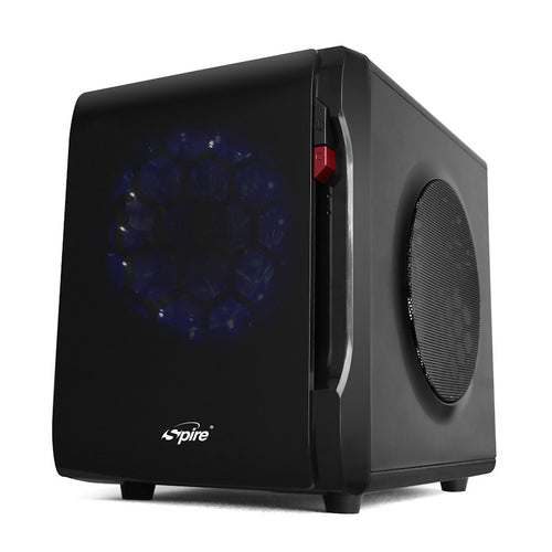 Spire PowerCube 715 Case with 420 Watt Power Supply SPC715B-420W-E12-2 - Coolerguys