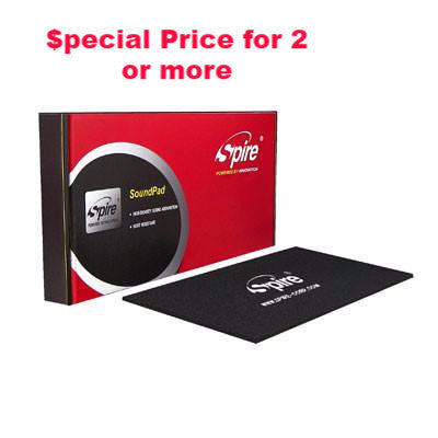 Spire SoundPad - Noise Reduction Mat Set (4 pieces) Model: SP-SOUNDPAD01 - Coolerguys