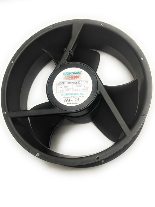 Mechatronics 10" / 254mm (254x89mm) Round Frame High Speed Metal Fan UM25GC12‐BTHR - Coolerguys