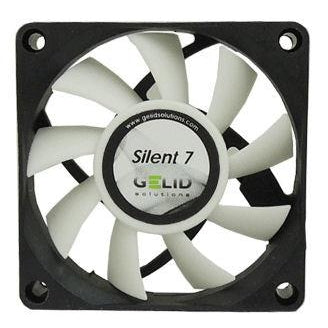 Gelid Silent 7 Case Fan 70x70x15mm Fan with 3 Pin Connector-FN-SX07-22 - Coolerguys