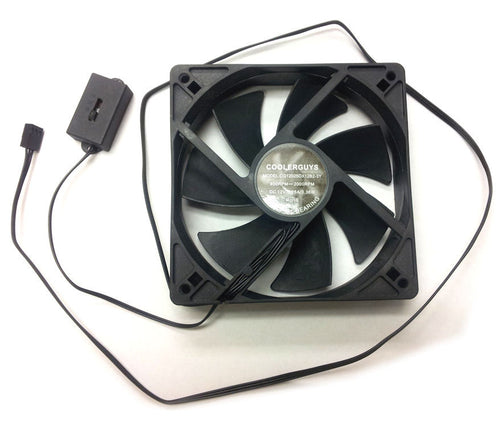 Coolerguys 120mm (120x120x25) Adjustable Speed Fan - Coolerguys