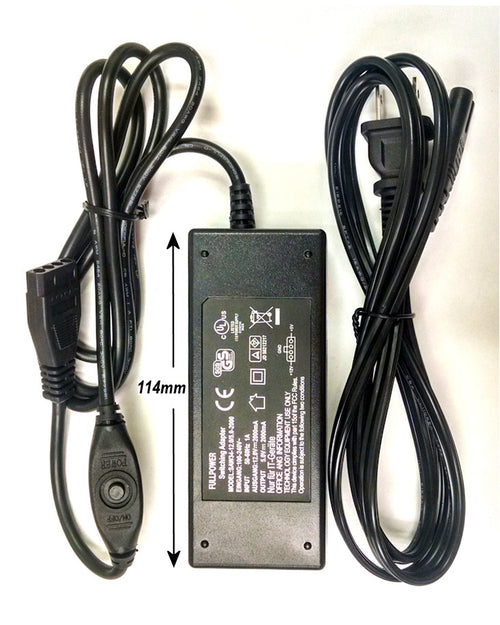 FullPower 100-240V AC to 12V & 5V DC Power Supply  with 4pin Molex (2A / 2000mA) with on/off switch - Coolerguys