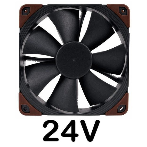 Noctua 120x120x25mm NF-F12 Industrial PPC-24V-2000 Q100 IP67 PWM  Fan - Coolerguys