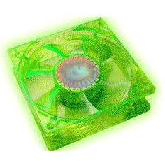 Ace 80x80x25mm UV Sensitive Green Ace Fans ACE-80-UG - Coolerguys