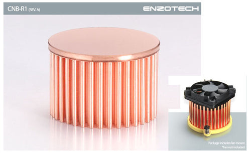 Enzotech One Piece Forged Copper Northbridge heatsink # CNB-R1 (Rev. A) - Coolerguys