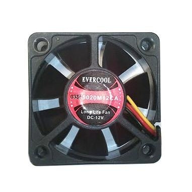 Evercool Brushless Fan 50x50x20mm - EC5020M12CA - Coolerguys