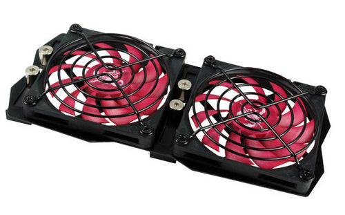 Evercool RVF-2F Universal VGA Cooler Replacement w/ Dual 80mm Fan - Coolerguys