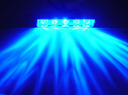 Logisys 5 LED Blue Lazer light #MDLED5BL - Coolerguys