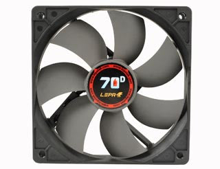 LEPA 120 x 25mm Fan with BOL Bearing and Variable Speed Adapter  #LP-70D12R - Coolerguys