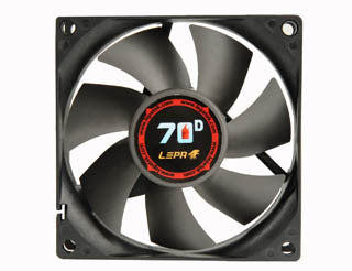 LEPA 80 x 25mm Fan with BOL Bearing and Variable Speed Adapter  #LP-70D08R - Coolerguys