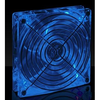 Lian Li 120x120x25mm Crystal Fan with Blue LED CF-1212A - Coolerguys