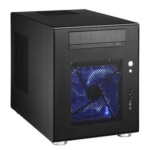 Lian-li PC-Q08B Lian-li Case Mini Tower  Black Aluminum USB3.0 - Coolerguys