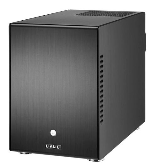 LIAN LI PC-Q25B Aluminum Mini-ITX Tower Computer Case Black - Coolerguys