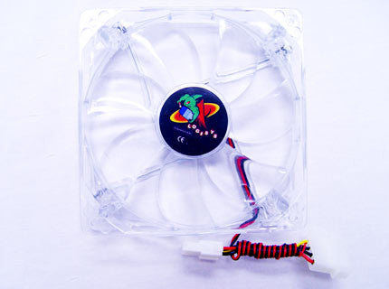 Logisys 120x120x25mm Red Quad LED Case Fan CF120RD - Coolerguys