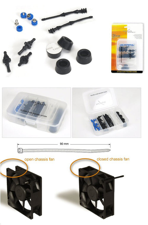 NEXUS Anti-Vibration PC Mounting Kit - 60 components   MTK-6000 - Coolerguys